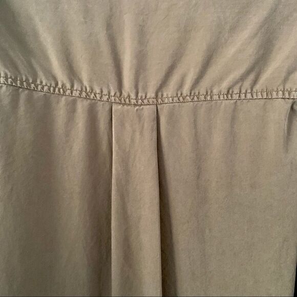 Thread & Supply Olive Green Shirt Dress Size Small - Picture 7 of 10